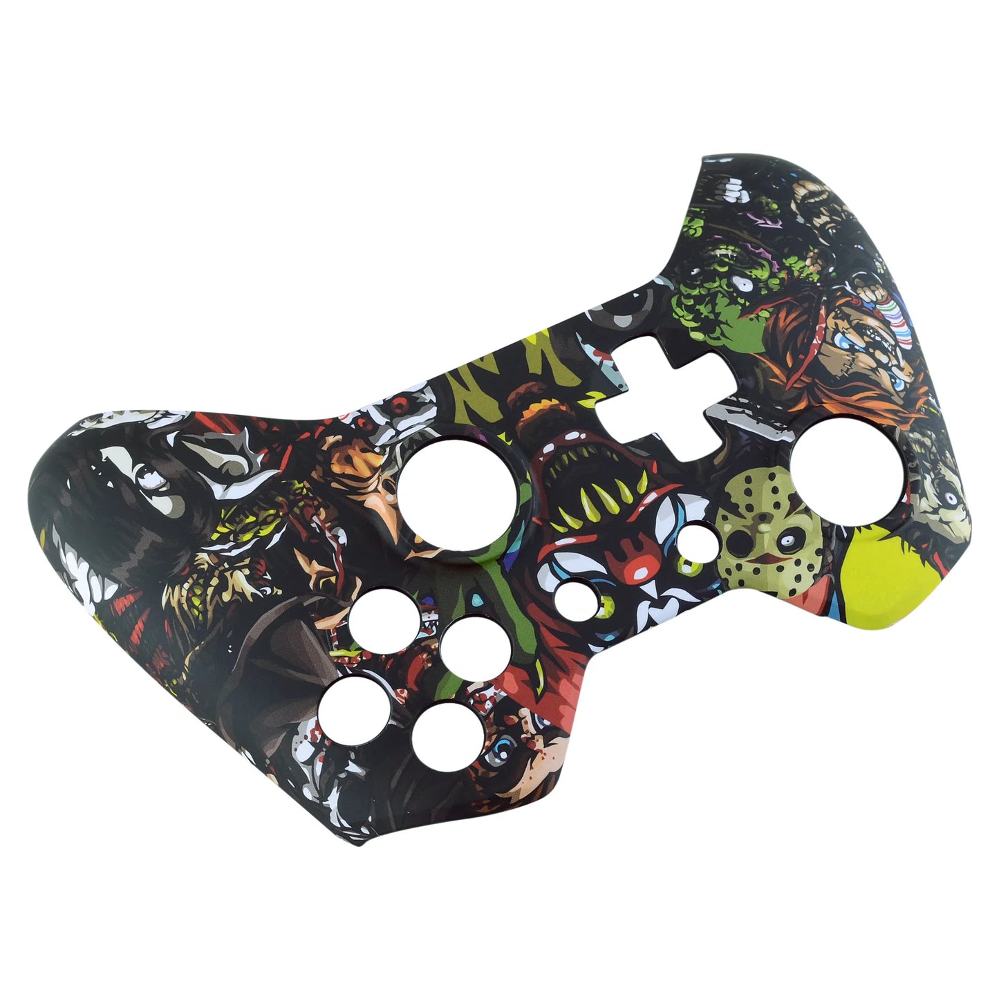 eXtremeRate Scare Party Soft Touch Front Housing Shell Faceplate Case for Xbox One Controller With / Without 3.5mm Jack