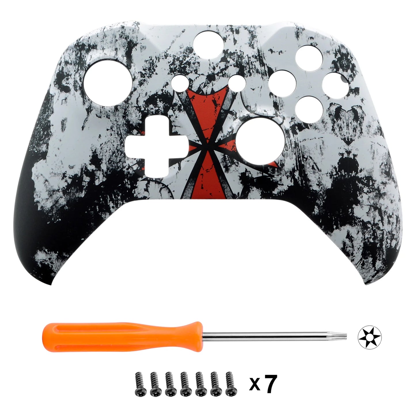 eXtremeRate Biohazard Designed Soft Touch Housing Shell for Xbox One X & One S Controller