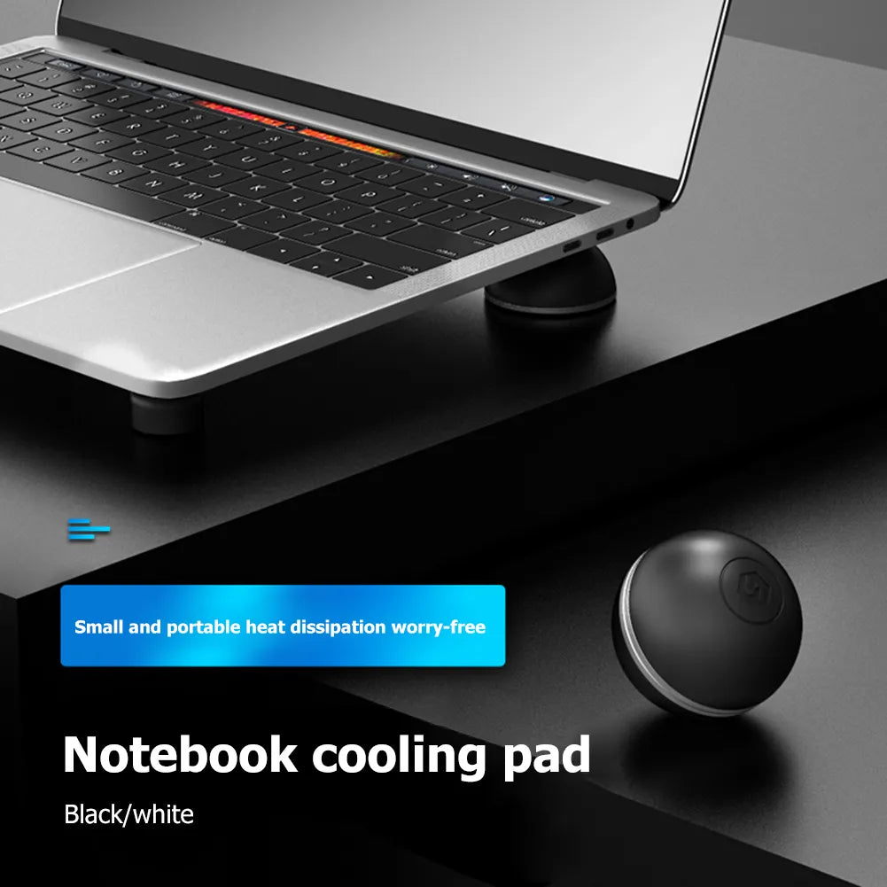 Portable Laptop Stand Cooling Pad Magnetic For MacBook Laptop Cool Ball Heat Dissipation Non-Slip Pad Notebook Cooler Stand