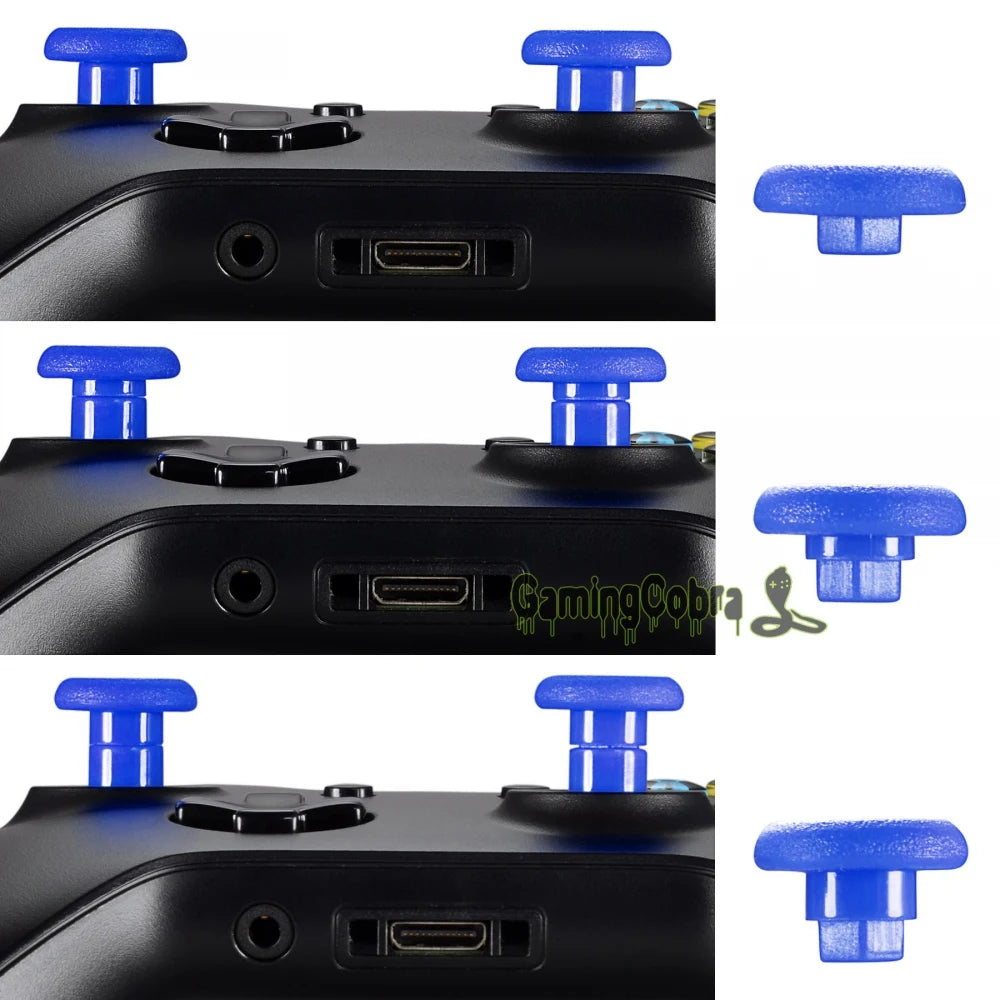 eXtremeRate Blue Removable Analog Sticks Thumbsticks Swap for Xbox One Elite for PS4 for PS3 Controller