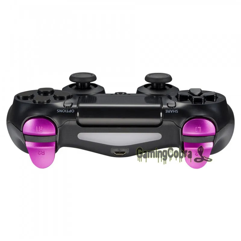 eXtremeRate Metal Color Buttons Kits R1 L1 R2 L2 Triggers for PS4 JDM-001 JDM-011 JDM-020 Controller