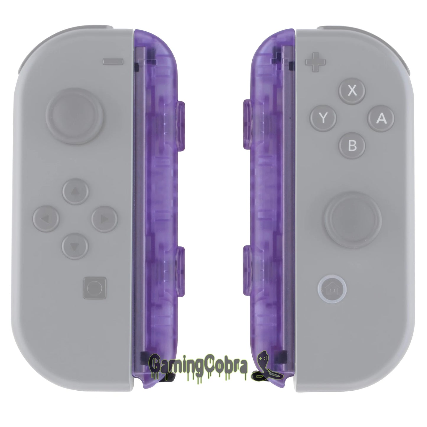 eXtremeRate Replacement shell Strap and 2 Pack Wrist Strap Housing Buttons for NS Switch JoyCon