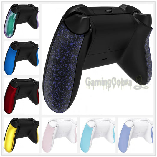 eXtremeRate Comfortable Left Right Side Rails, Replacement Parts Handles Rear Shell for Xbox Core Wireless Controller