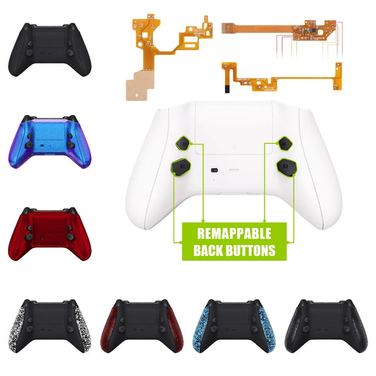 eXtremeRate HOPE Remappable Remap Kit Upgrade Boards & Back Shell & Side Rails & Back Buttons for Xbox Core Wireless Controller