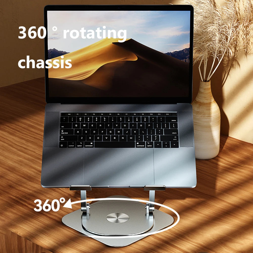 Foldable Cooling Support Portable Laptop Cooling Pad Aluminum Alloy With Fan for 10-17.3 Inch MacBook for iPad Stand Bracket