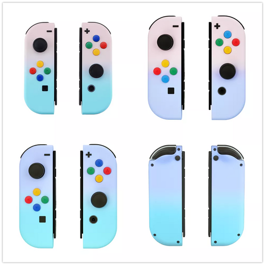 eXtremeRate Controller Housing Shell Case With Colorful Buttons Repair Kits for NS Switch JoyCon & OLED