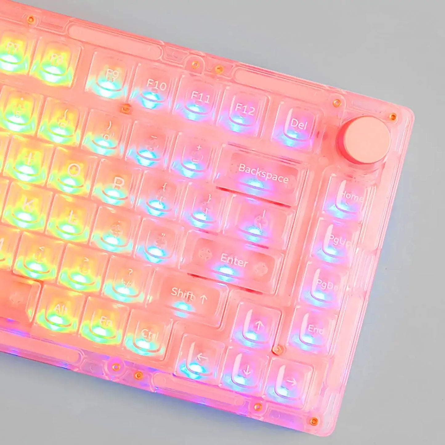 Monsgeek Ice75 Keyboard Fully Transparent Mechanical Rgb Hot-swap Customization 1000hz Gaming Keyboard For Win Mac