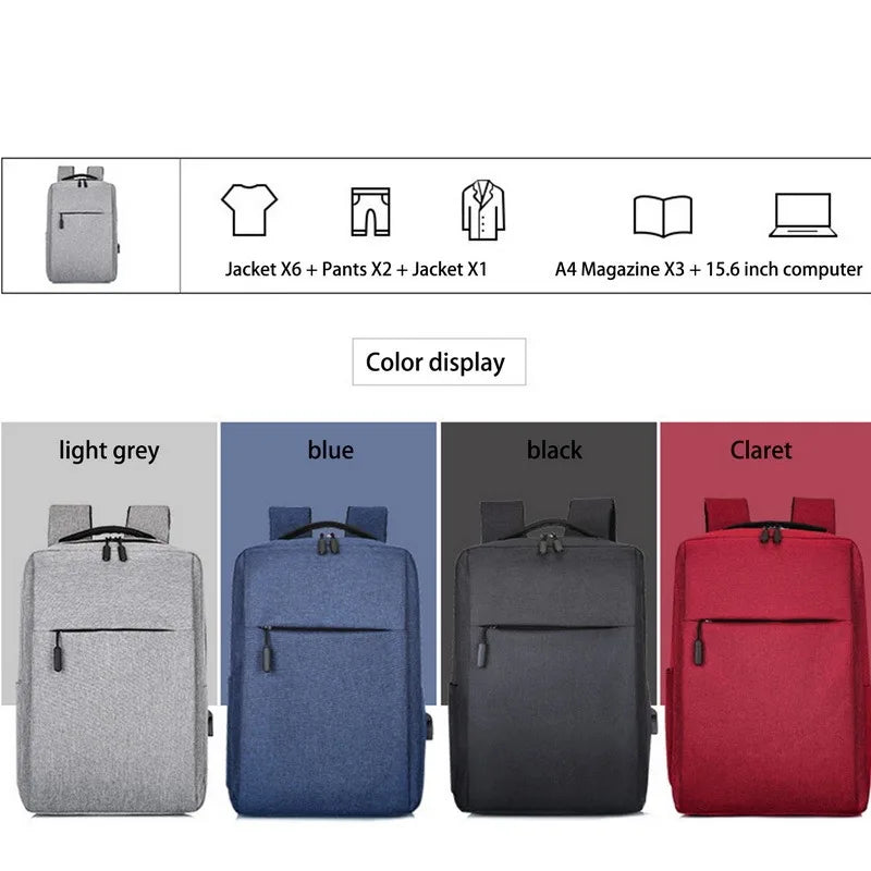 Waterproof Men's Laptop Bag Business Backpack 15.6" Laptop Men Travel Backpack College School Backpack for Boy Girl Book Bags