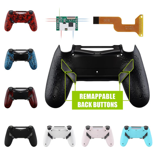 eXtremeRate Dawn Remappable Remap Kit for ps4 Slim Pro Controller JDM 040/050/055 w/ Back Shell & 4 Back Buttons