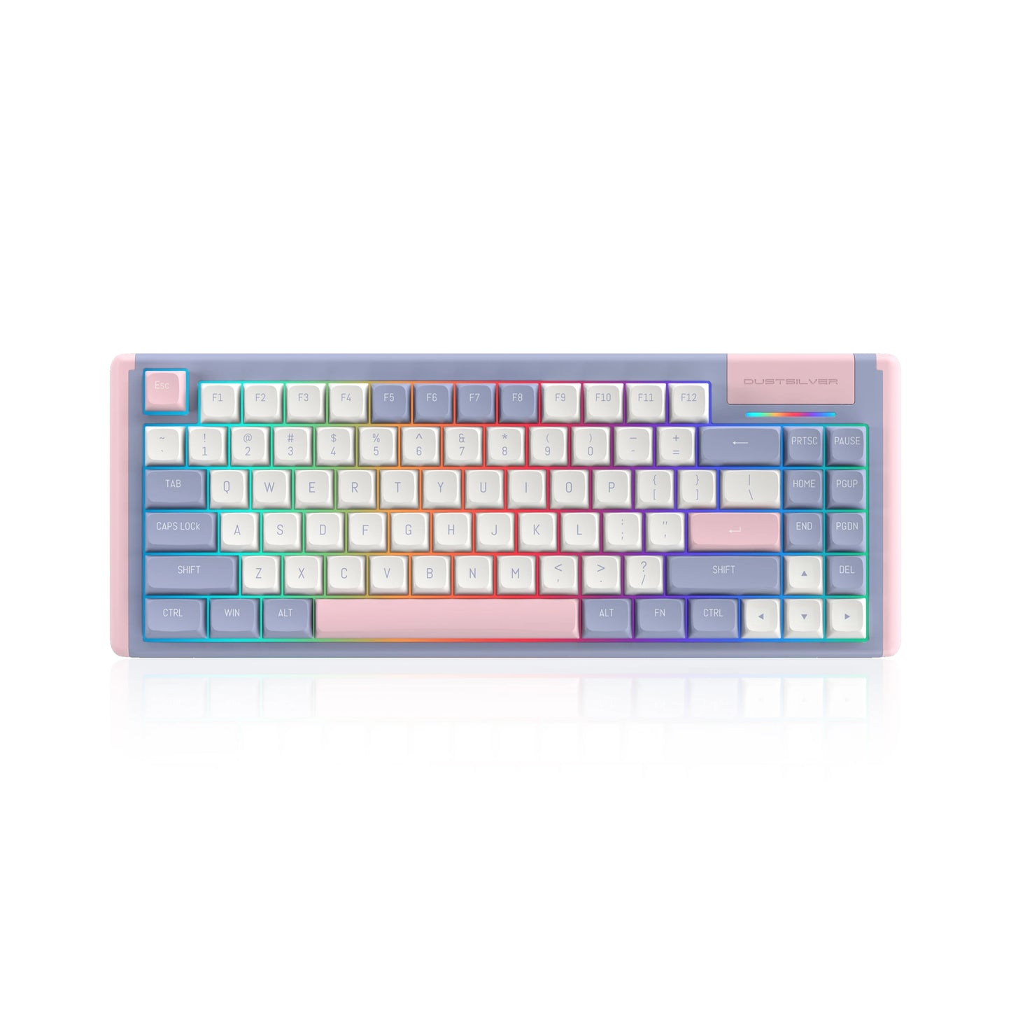 Dustsilver K84 Mechanical Keyboard Wired Hot-Swappable Gamer Keyboard