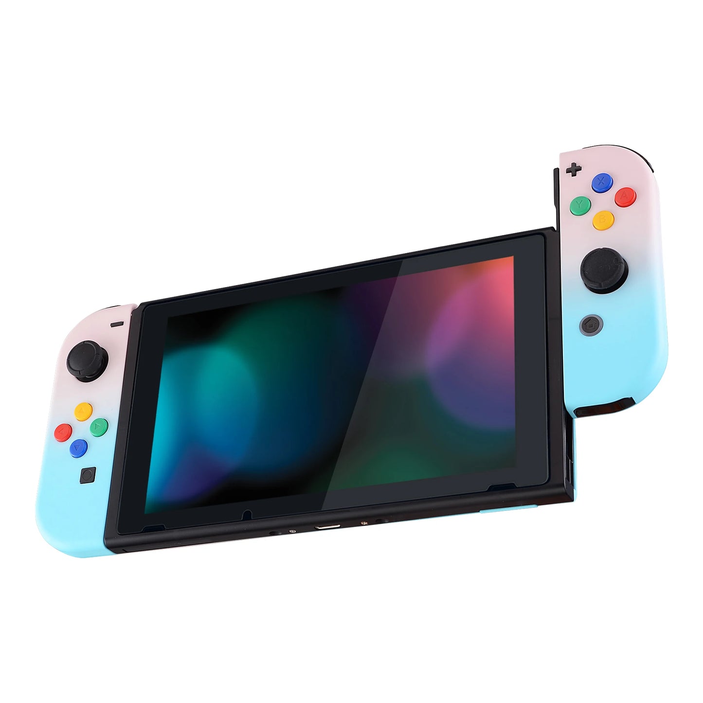 eXtremeRate Controller Housing Shell Case With Colorful Buttons Repair Kits for NS Switch JoyCon & OLED